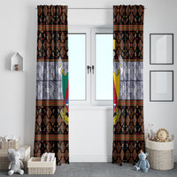 Cameroon Toghu Window Curtain Flag Coat Of Arms - Traditional Bamenda Art