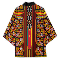 Cameroon Toghu Kimono Vibrant Bamenda Tribal - Authentic African Folk Art