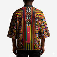 Cameroon Toghu Kimono Vibrant Bamenda Tribal - Authentic African Folk Art