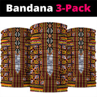 Cameroon Toghu Neck Gaiter Vibrant Bamenda Tribal - Authentic African Folk Art