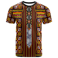 Cameroon Toghu T shirt Vibrant Bamenda Tribal - Authentic African Folk Art