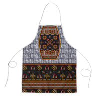 Cameroon Toghu Ethnic Heritage Apron Traditional Bamenda Embroidery Style - African Tribal Motifs