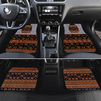 Cameroon Toghu Ethnic Heritage Car Mats Traditional Bamenda Embroidery Style - African Tribal Motifs