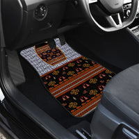 Cameroon Toghu Ethnic Heritage Car Mats Traditional Bamenda Embroidery Style - African Tribal Motifs