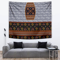 Cameroon Toghu Ethnic Heritage Tapestry Traditional Bamenda Embroidery Style - African Tribal Motifs