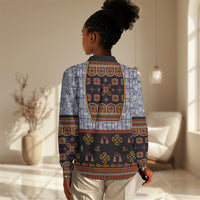 Cameroon Toghu Ethnic Heritage Women Casual Shirt Traditional Bamenda Embroidery Style - African Tribal Motifs