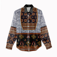 Cameroon Toghu Ethnic Heritage Women Casual Shirt Traditional Bamenda Embroidery Style - African Tribal Motifs
