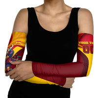 Personalized Spain Football Arm Sleeves Spanish Soccer Team Flag Bull Mascot