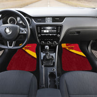 Personalized Spain Football Car Mats Spanish Soccer Team Flag Bull Mascot