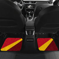 Personalized Spain Football Car Mats Spanish Soccer Team Flag Bull Mascot