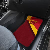 Personalized Spain Football Car Mats Spanish Soccer Team Flag Bull Mascot