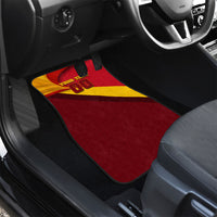 Personalized Spain Football Car Mats Spanish Soccer Team Flag Bull Mascot