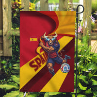 Spain Football Garden Flag Spanish Soccer Team Flag Bull Mascot