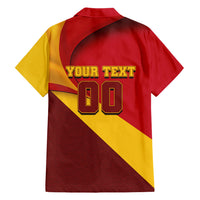 Personalized Spain Football Hawaiian Shirt Spanish Soccer Team Flag Bull Mascot