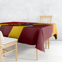Spain Football Tablecloth Spanish Soccer Team Flag Bull Mascot