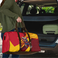 Spain Football Travel Bag Spanish Soccer Team Flag Bull Mascot