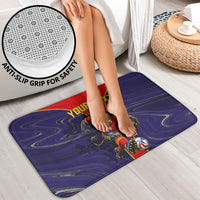 Personalized Spain Football Bathroom Set Fear the Bull Soccer Mascot Marble Art