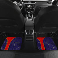 Personalized Spain Football Car Mats Fear the Bull Soccer Mascot Marble Art