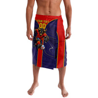 Personalized Spain Football Lavalava Fear the Bull Soccer Mascot Marble Art