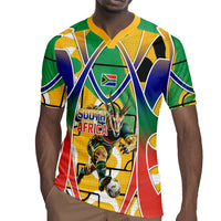 Personalized South Africa Football Springbok Rugby Jersey Bafana Bafana Rainbow Nation Flag Colors