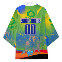 Personalized South Africa Football Kimono Springbok Champion Soccer Mascot Protea