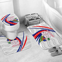 Personalized Haiti Football Trogon Bird Bathroom Set Les Grenadiers National Flag Art Caribbean