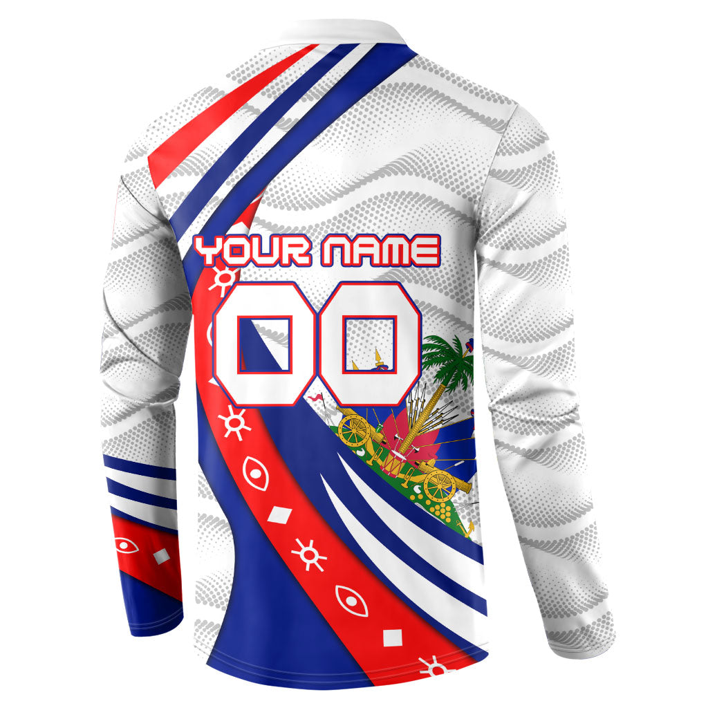 Personalized Haiti Football Trogon Bird Button Sweatshirt Les Grenadiers National Flag Art Caribbean