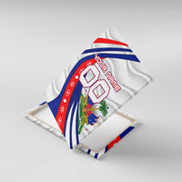 Personalized Haiti Football Trogon Bird Canvas Wall Art Les Grenadiers National Flag Art Caribbean