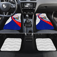 Personalized Haiti Football Trogon Bird Car Mats Les Grenadiers National Flag Art Caribbean