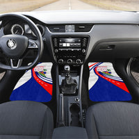 Personalized Haiti Football Trogon Bird Car Mats Les Grenadiers National Flag Art Caribbean