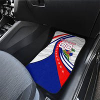 Personalized Haiti Football Trogon Bird Car Mats Les Grenadiers National Flag Art Caribbean