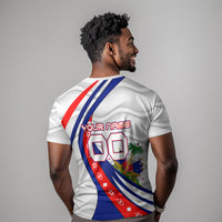 Personalized Haiti Football Trogon Bird T shirt Les Grenadiers National Flag Art Caribbean