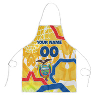 Personalized Ecuador Football Condor Mascot Apron Golden Wings of La Tri
