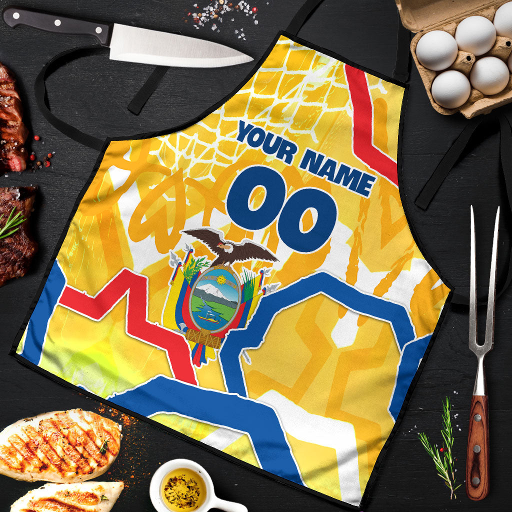 Personalized Ecuador Football Condor Mascot Apron Golden Wings of La Tri