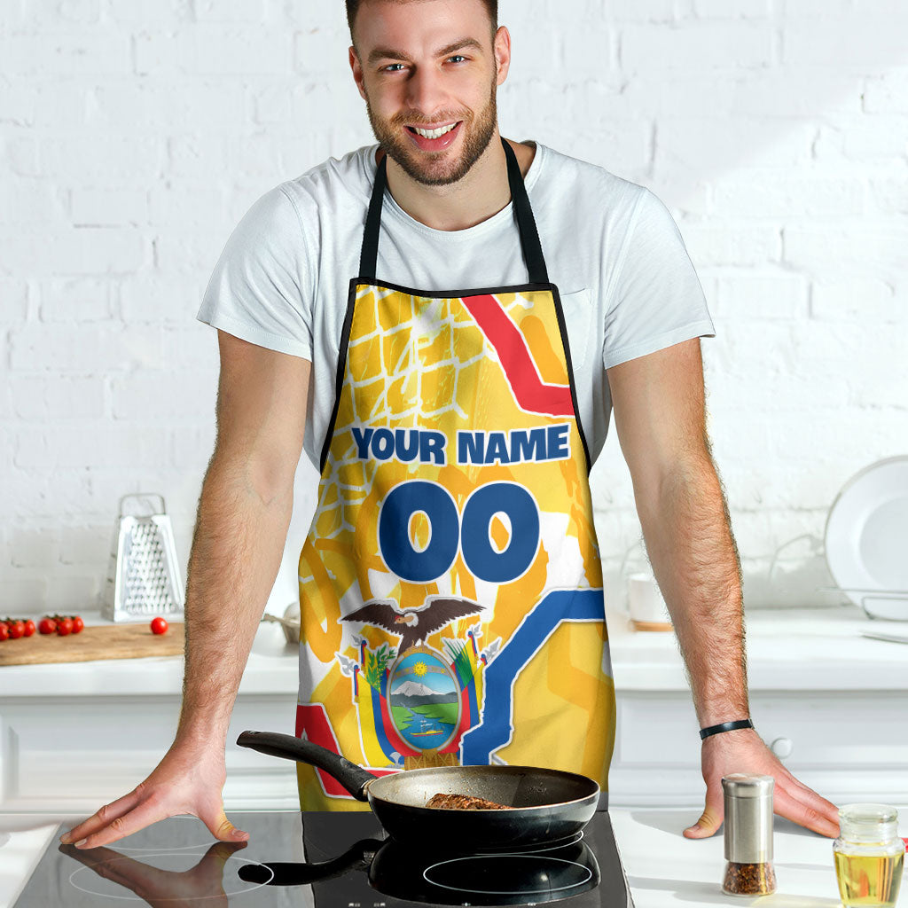Personalized Ecuador Football Condor Mascot Apron Golden Wings of La Tri