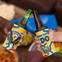 Personalized Ecuador Football Condor Mascot 4 in 1 Can Cooler Tumbler Golden Wings of La Tri