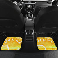 Personalized Ecuador Football Condor Mascot Car Mats Golden Wings of La Tri