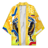 Personalized Ecuador Football Condor Mascot Kimono Golden Wings of La Tri