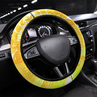 Ecuador Football Condor Mascot Steering Wheel Cover Golden Wings of La Tri