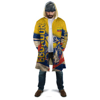 Personalized Ecuador Football Cloak Condor Vintage Grunge National Pride Soccer Mascot