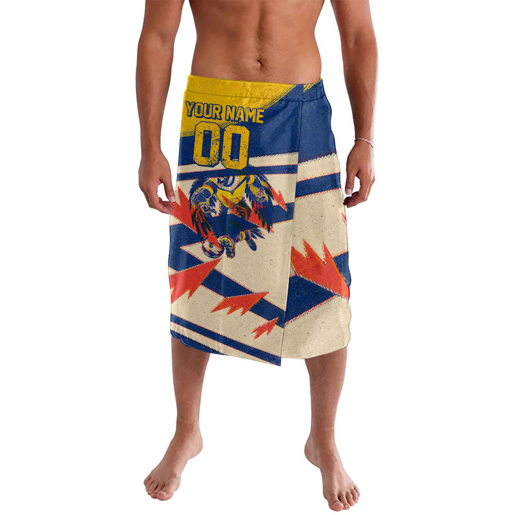 Personalized Ecuador Football Lavalava Condor Vintage Grunge National Pride Soccer Mascot