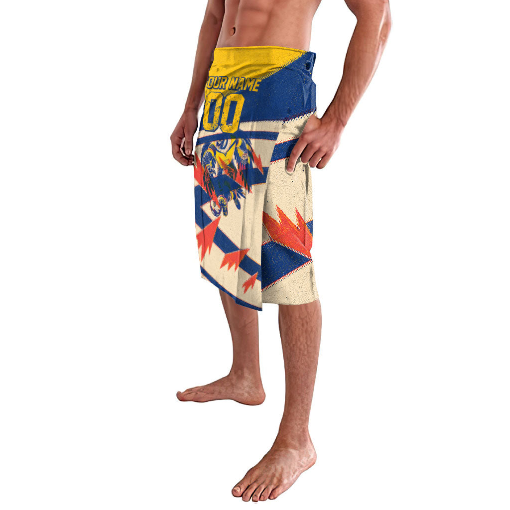 Personalized Ecuador Football Lavalava Condor Vintage Grunge National Pride Soccer Mascot