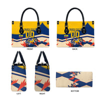 Personalized Ecuador Football Leather Bag Condor Vintage Grunge National Pride Soccer Mascot