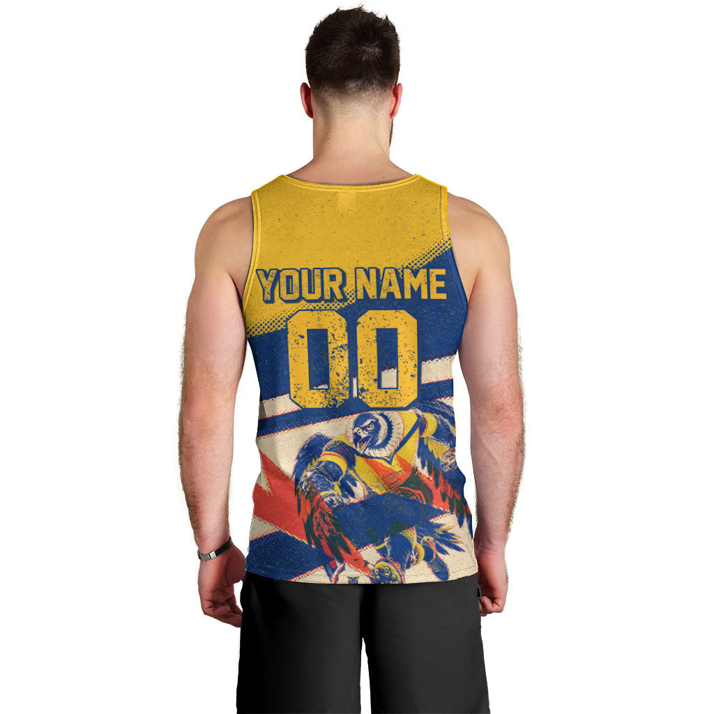 Personalized Ecuador Football Men Tank Top Condor Vintage Grunge National Pride Soccer Mascot