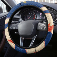Ecuador Football Steering Wheel Cover Condor Vintage Grunge National Pride Soccer Mascot