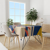 Personalized Ecuador Football Tablecloth Condor Vintage Grunge National Pride Soccer Mascot