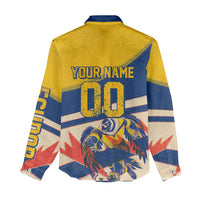 Personalized Ecuador Football Women Casual Shirt Condor Vintage Grunge National Pride Soccer Mascot