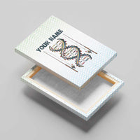 Fishing DNA Canvas Wall Art Colorful Fish Illustrations on White Scale For Fisherman - Wonder Print Shop