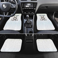 Fishing DNA Car Mats Colorful Fish Illustrations on White Scale For Fisherman - Wonder Print Shop