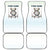 Fishing DNA Car Mats Colorful Fish Illustrations on White Scale For Fisherman - Wonder Print Shop